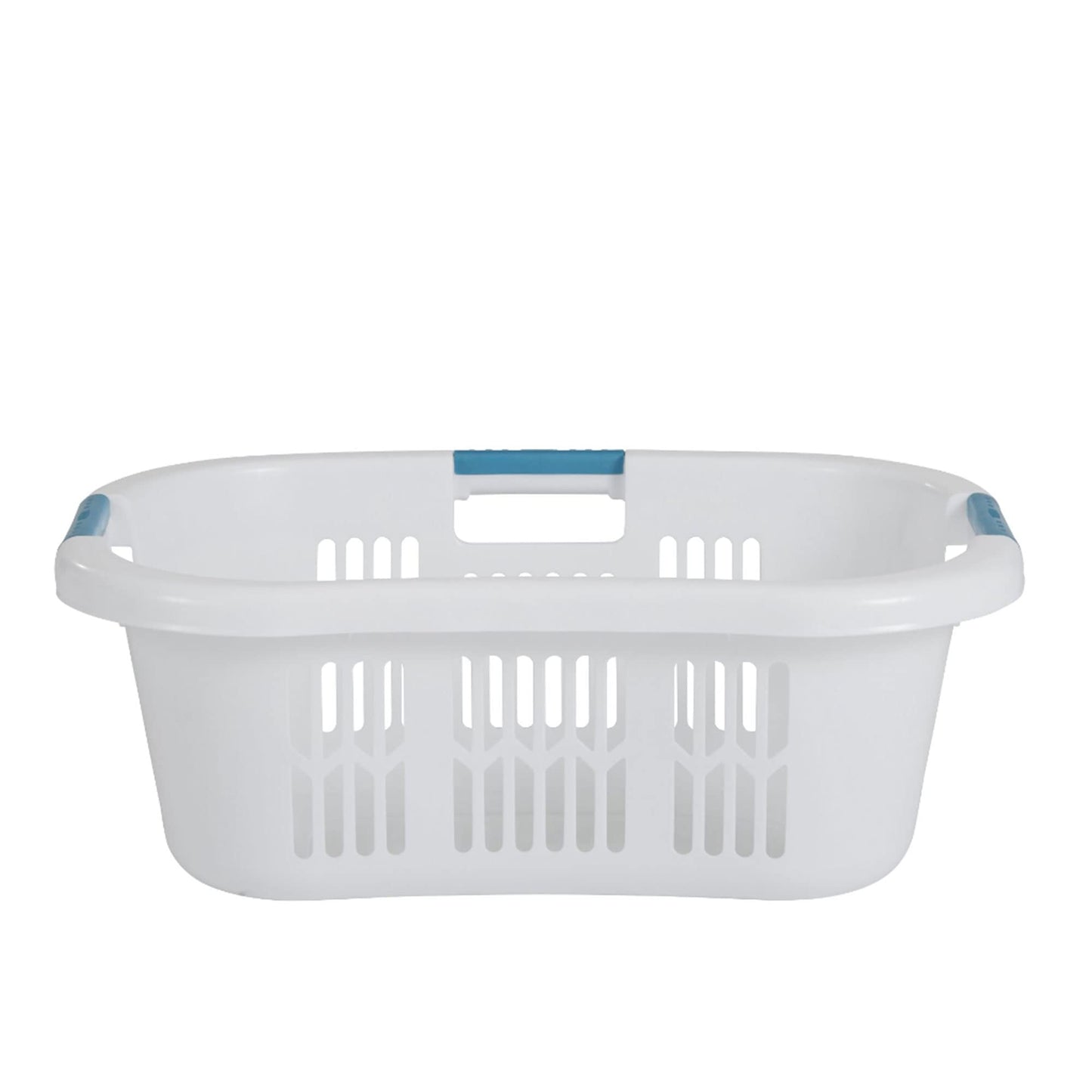 Rubbermaid Laundry Basket, XL Hip-Hugger Basket, 2.1-Bushel, White, Laundry, Storage/Bathroom/Bedroom/Home Closet